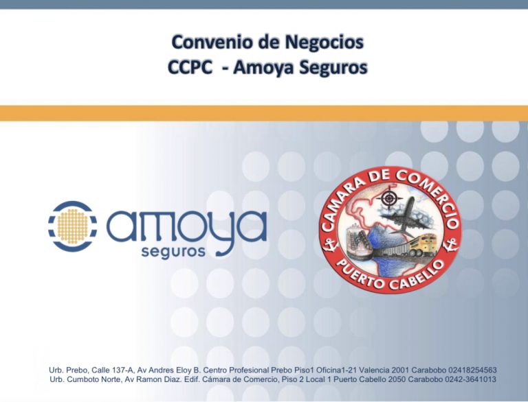 Conoce la alianza de la Cámara de Comercio de Puerto Cabello y Amoya Seguros