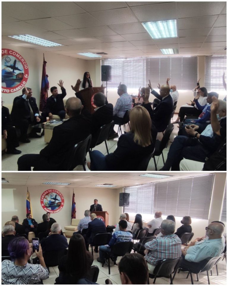 Cámara de Comercio de Puerto Cabello presentó Memoria y Cuenta 2021-22