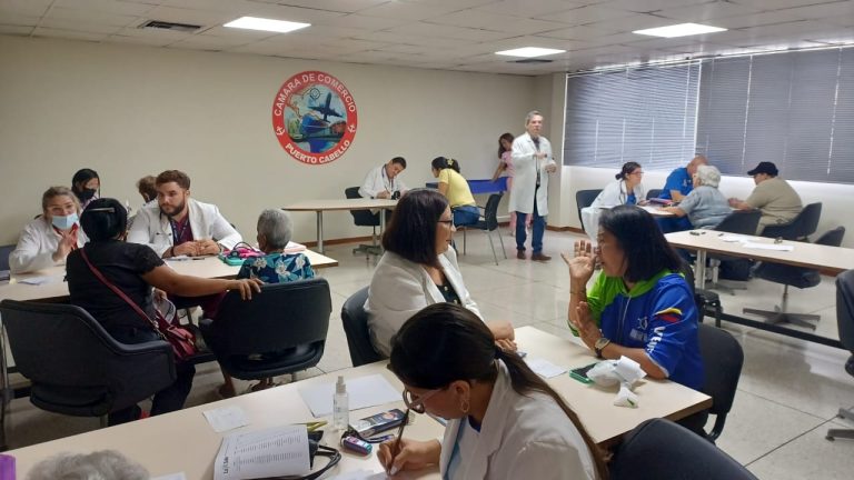 Cámara de Comercio de Puerto Cabello brindó atención médica integral a afectados por el Terremoto.